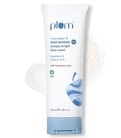 Plum 2% Niacinamide Simply Bright Face Wash With Rice Water