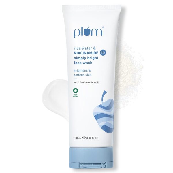 Plum 2% Niacinamide Simply Bright Face Wash With Rice Water